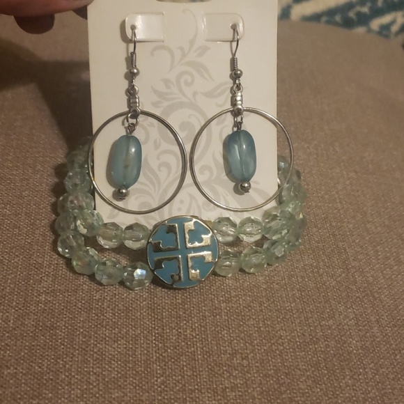 Handmade One of a Kind Bracelet &Earring Set - Picture 1 of 4